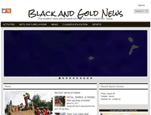 Tablet Screenshot of blackandgoldlions.com